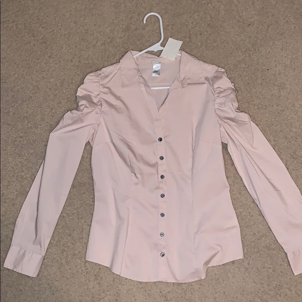 Pale Pink Button Down Shirt
